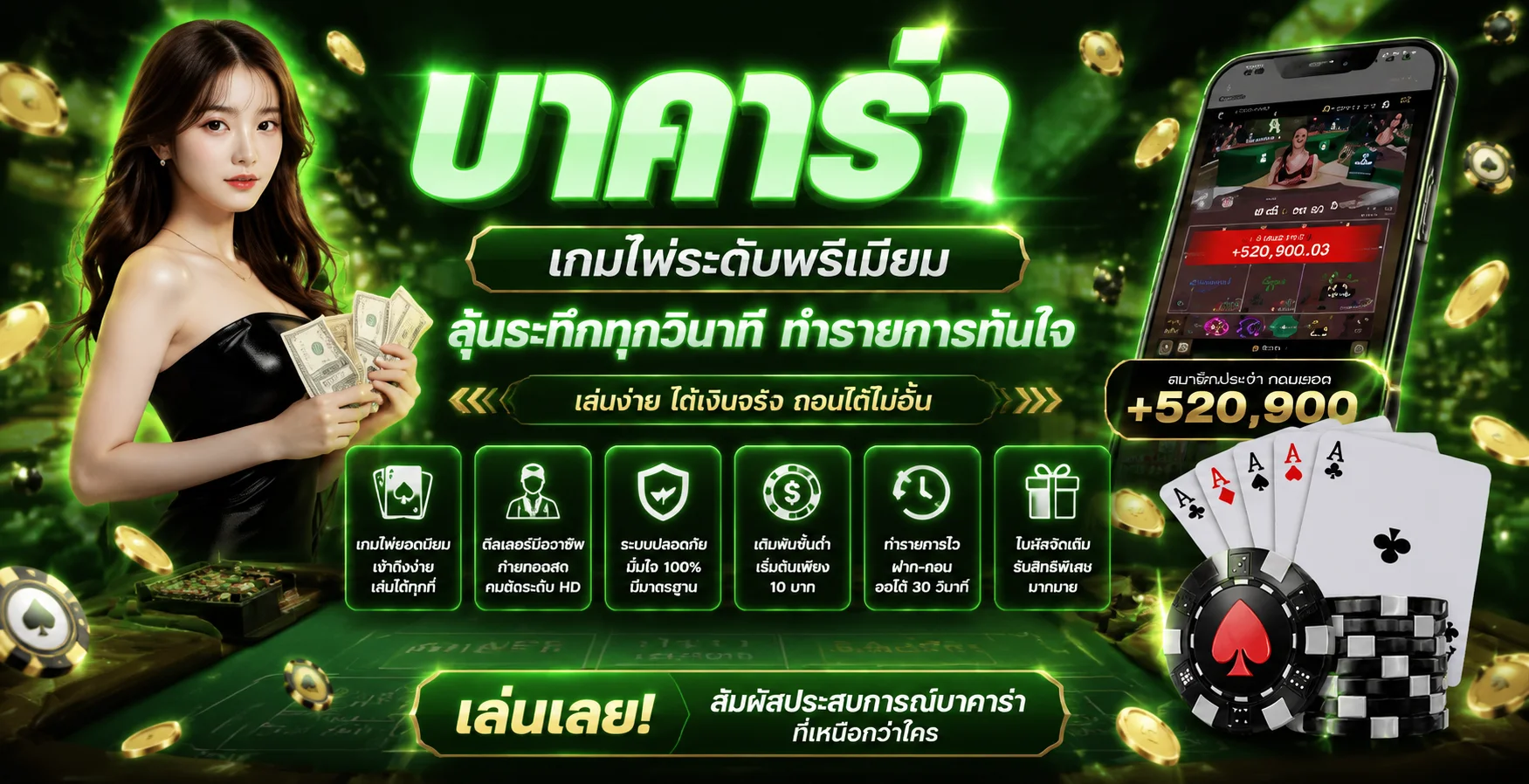 คาสิโนออนไลน์เว็บตรง WIN24 บาคาร่าสด ดีลเลอร์สาวสด 24 ชั่วโมง
